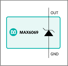 MAX6069: Simplified Block Diagram