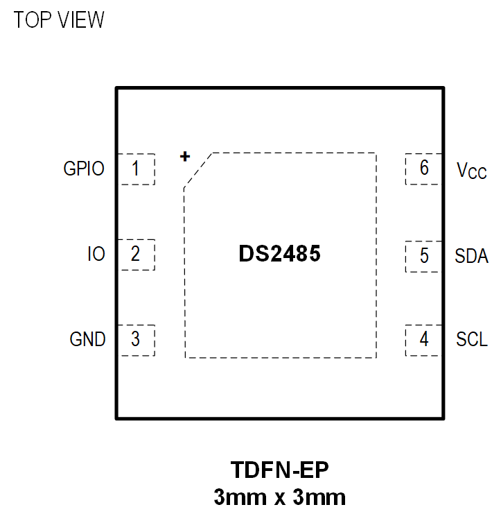 DS2485 Pin Configuration