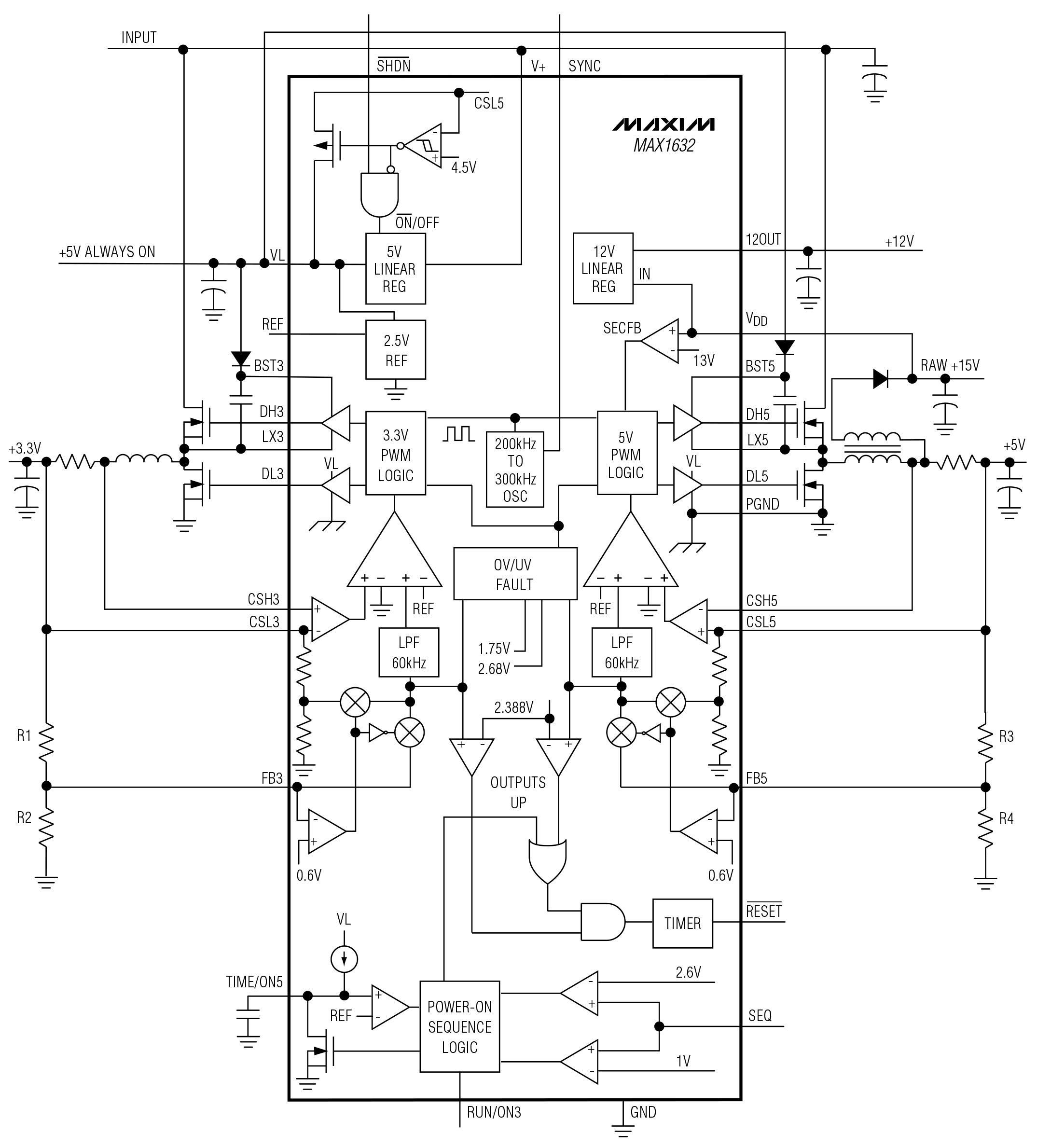 MAX1632 Block Diagram