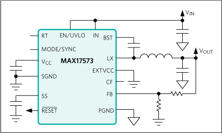 MAX17573 Circuit Diagram