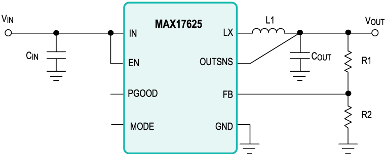 MAX17625  Functional Block Diagram