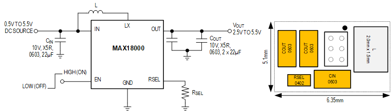 MAX18000  Simplified Application Diagram