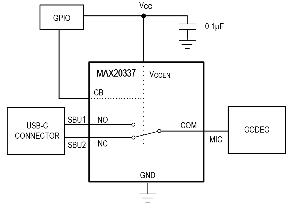 MAX20337 Circuit Diagram