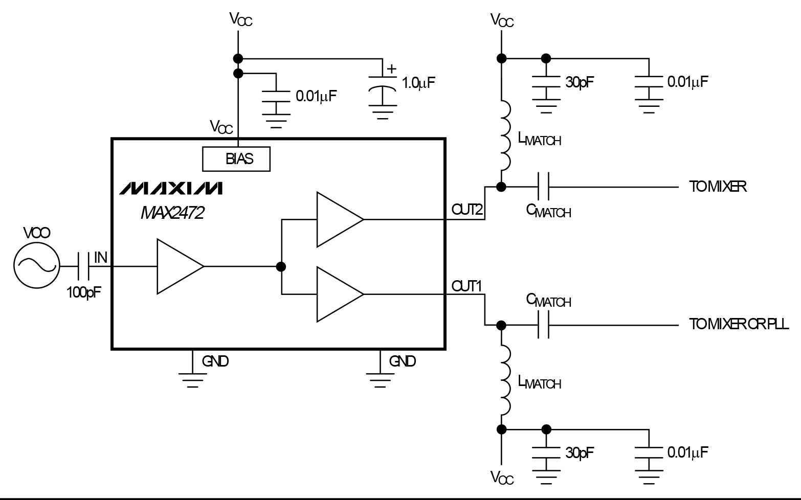 MAX2472 Circuit Diagram