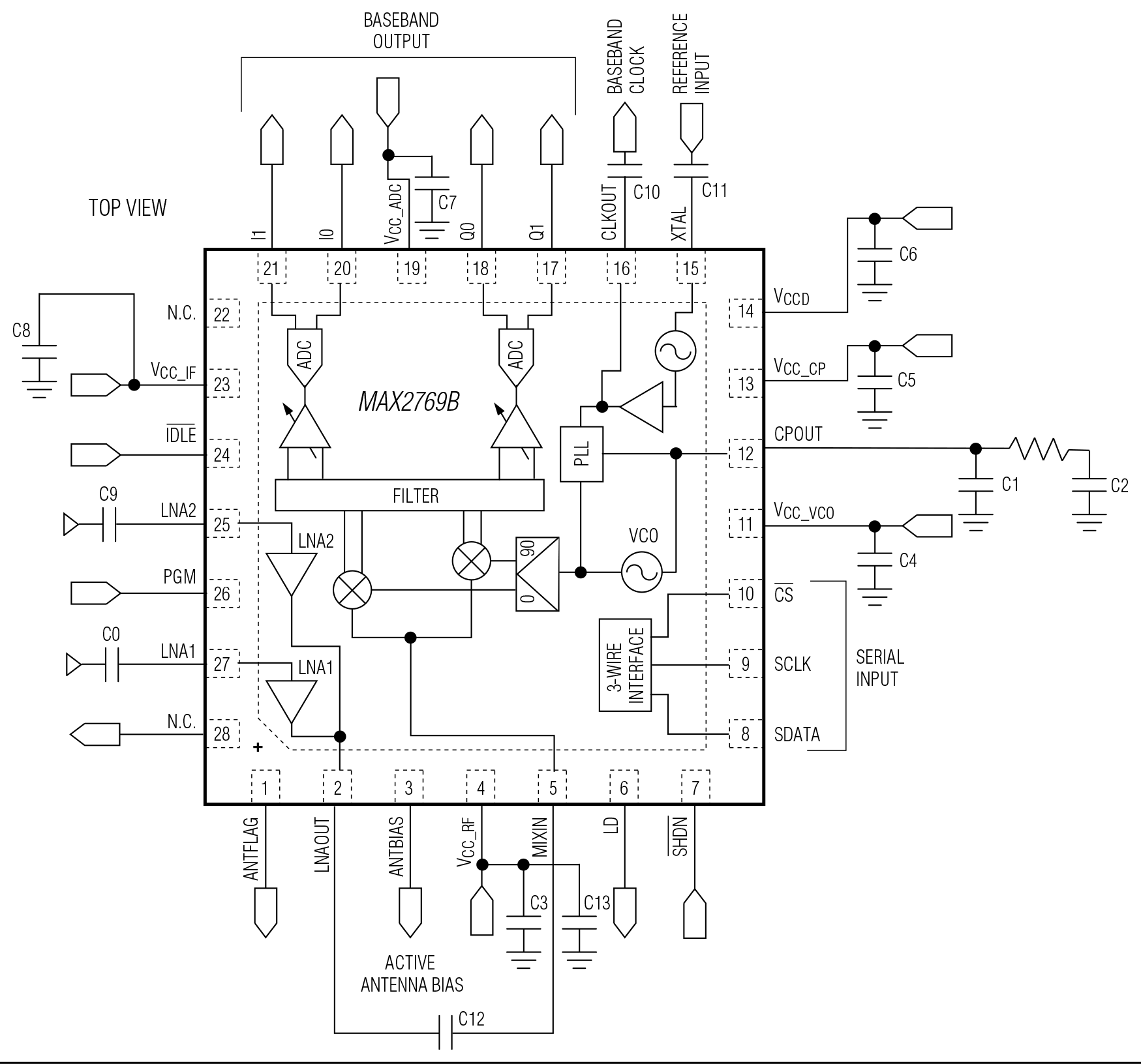 MAX2769B Circuit Diagram