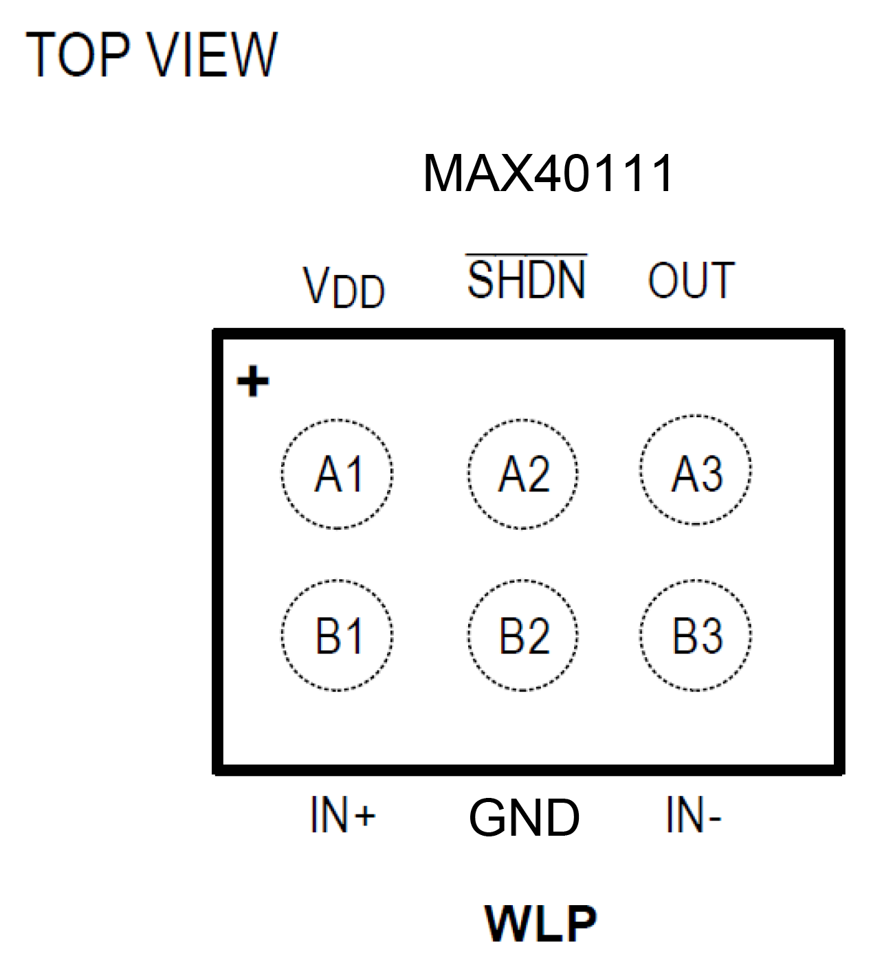 MAX40111 Pin Configuration