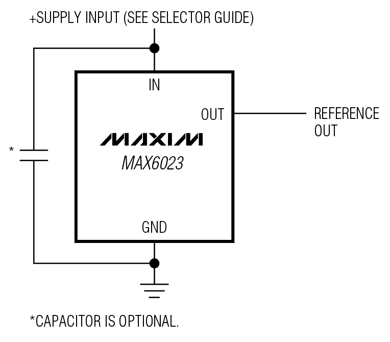 MAX6023 Circuit Diagram