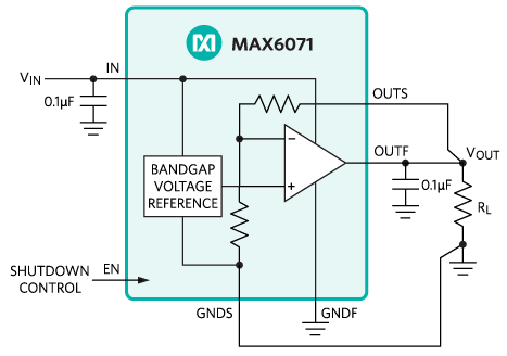 MAX6071 Circuit Diagram