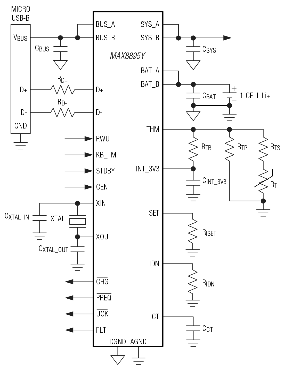 MAX8895Y Circuit Diagram