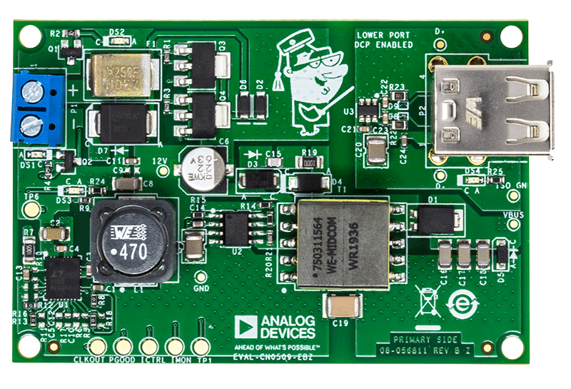 EVAL-CN0509-EBZ (Top View)