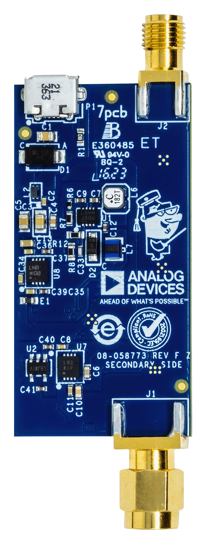 EVAL-CN0518-EBZ - Bottom View