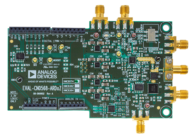 CN0568 Evaluation Board - Top View