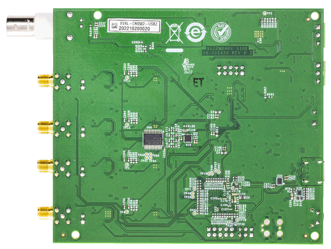 EVAL-CN0582-USBZ - Bottom View