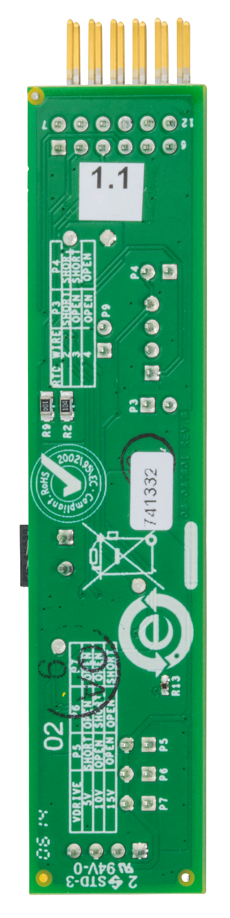 EVAL-CN0355-PMDZ Evaluation Board - Bottom View