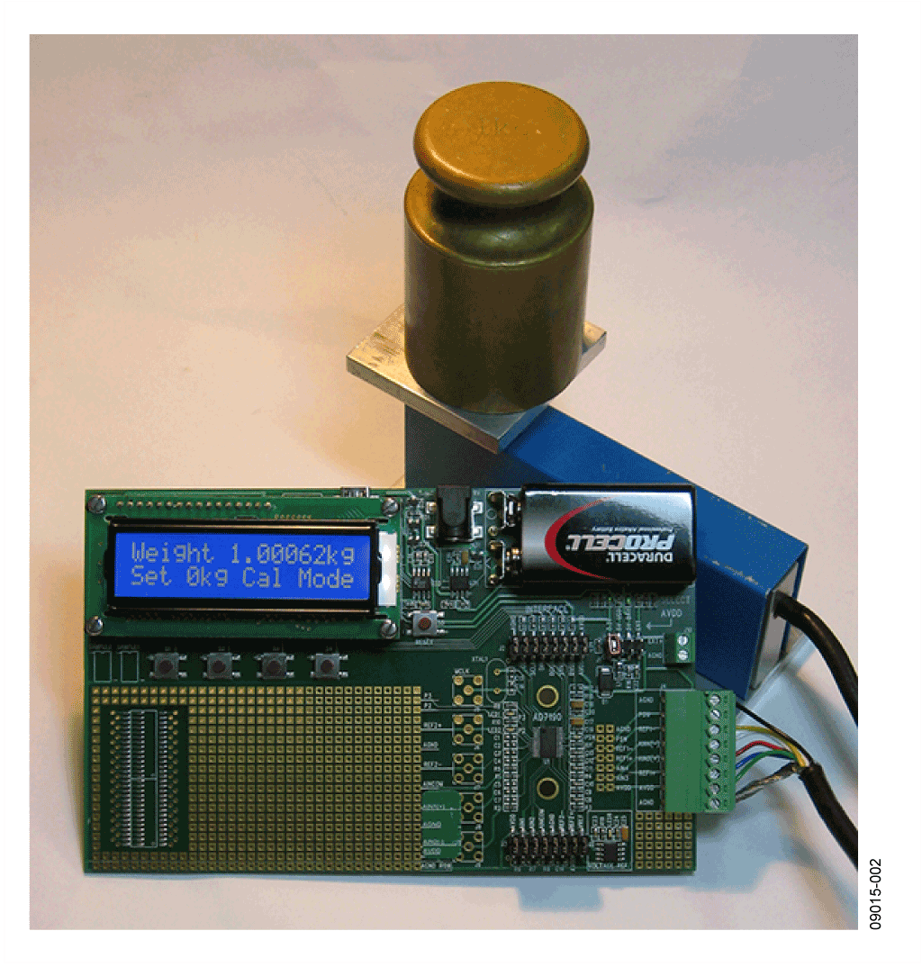 Weigh Scale System Setup Using the AD7195