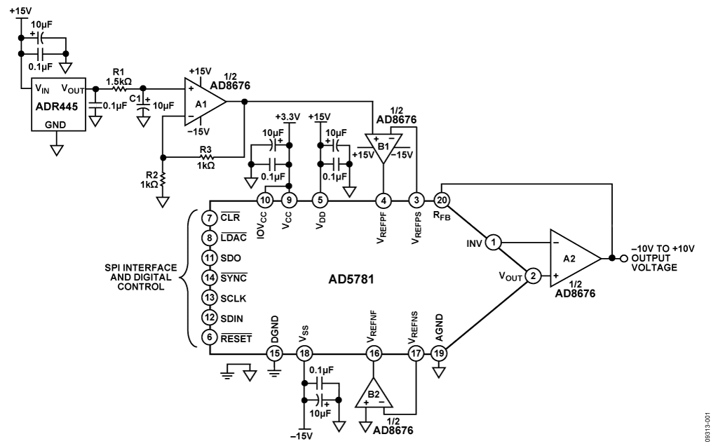 18-bit Accurate, ±10 V Voltage Source