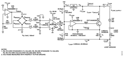 Robust Loop Powered Pressure Sensor Signal Conditioning Circuit