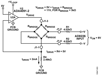 Sensor Current Drive Configuration