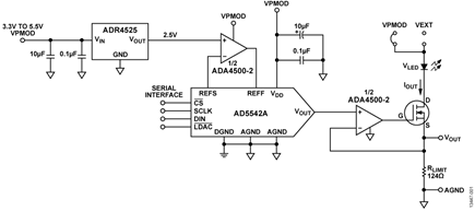 ±1 LSB Linear 16-Bit LED Current Source Driver