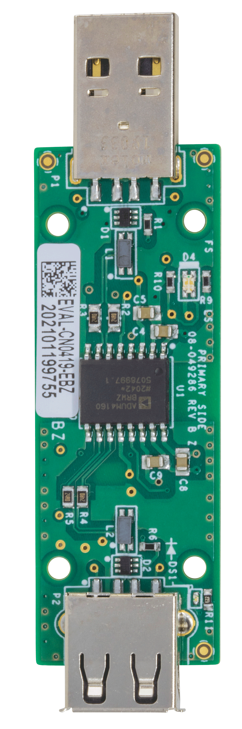 EVAL-CN0419-EBZ Evaluation Board - Top View