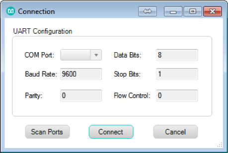 Figure 3. Connection window 1.