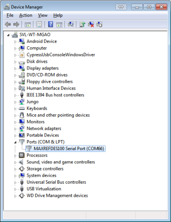 Figure 6. Device Manager window 2.