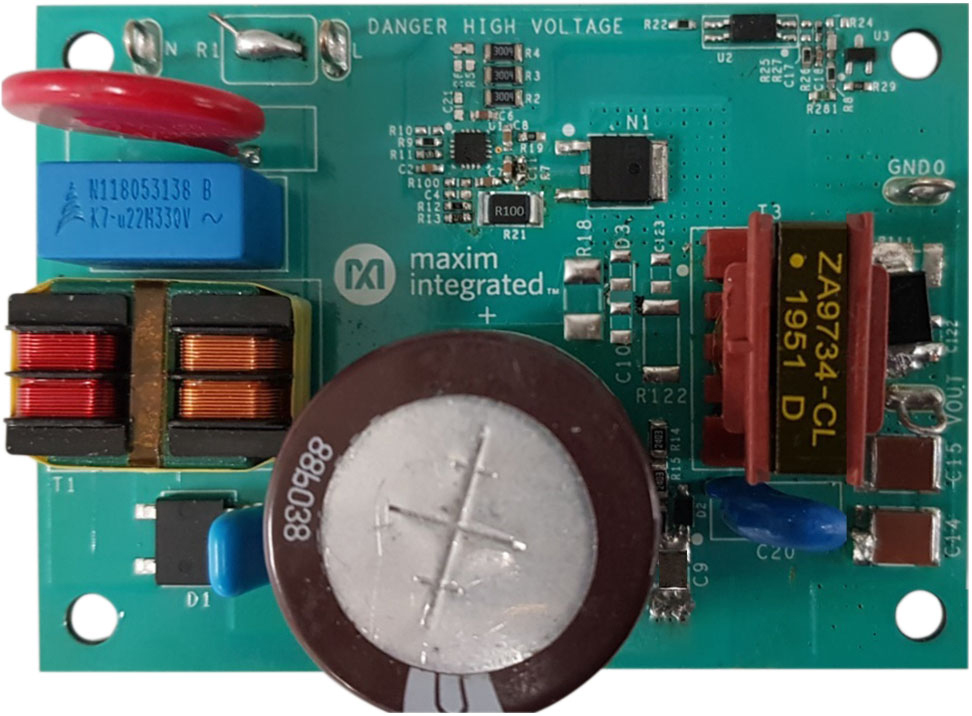 Figure 1a. MAXREFDES1249 hardware (top).