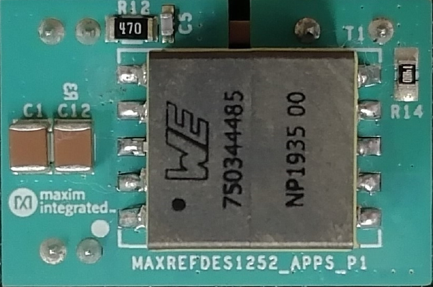 Figure 1. MAXREFDES1252 hardware.