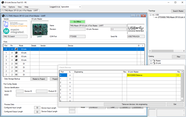 MAXREFDES164# sensor found.