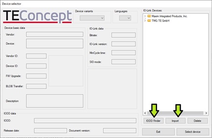 Figure 5. Device Selector.