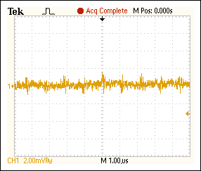 Vout = 12V、Iout = 0mA时的输出噪声