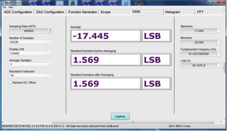 Figure 4. DMM tab.