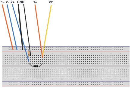 Figure 6. Step 2 setup to measure diode capacitance.