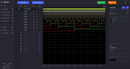 Figure 4. The Pattern Generator screen.