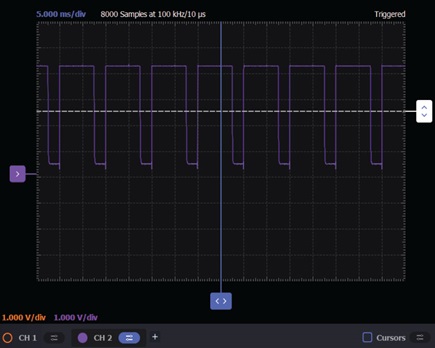 Figure 10. TTL NAND gate output waveform.