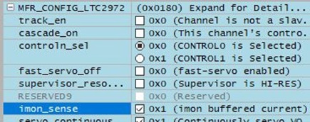 Figure 8. MFR_CONFIG imon_sense bit.