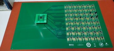 Figure 4. Dedicated fixture for IBIS bench measurement.