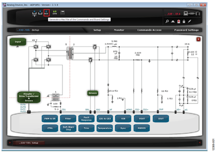 Figure 1. Analog Devices, Inc. – ADP1051 – Version: 2.3.8: Generating a HEX File.