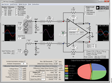 DiffAmpCalc GUI