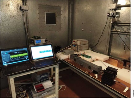 Figure 9. IEC 61000-4-6 Test Setup Photograph