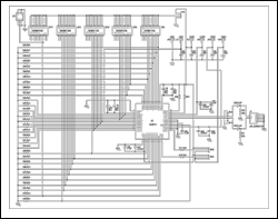Figure 1. Circuit schematic for the MAX9217 EV kit.