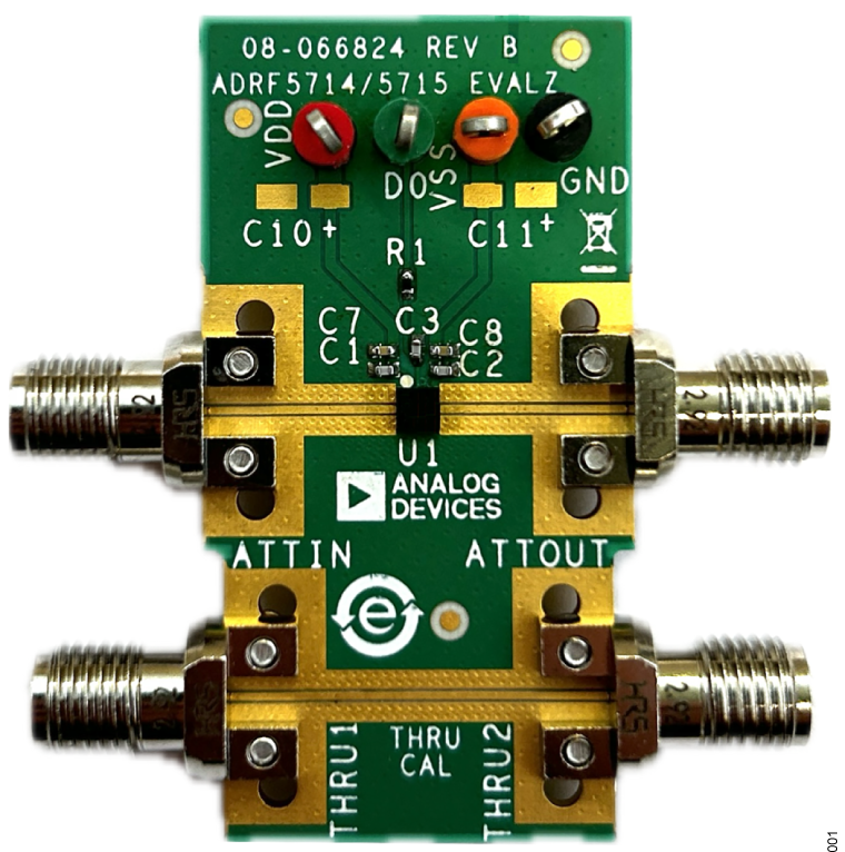 ADRF5715 Evaluation Board - TOP