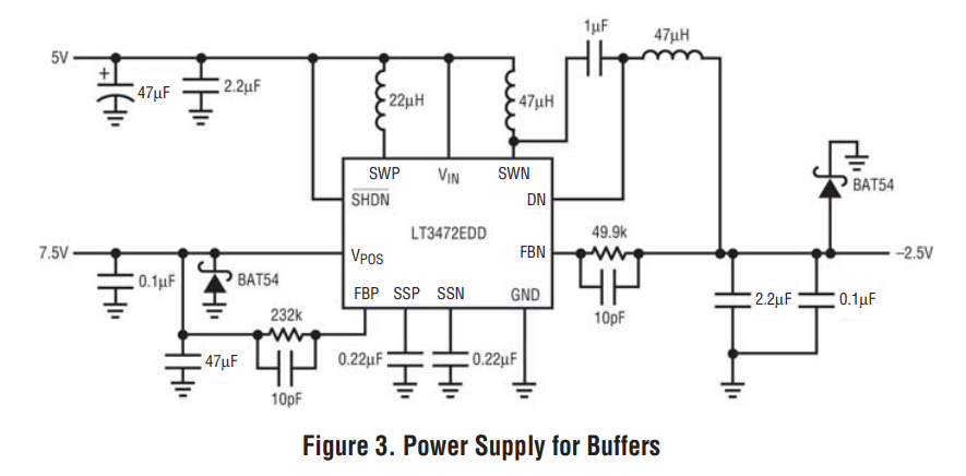 Figure 3. Power Supply for Buffers