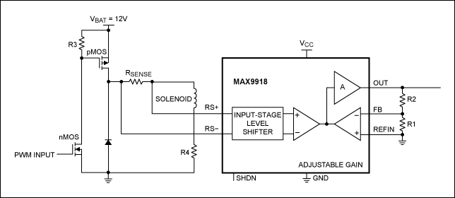 Figure 5. This solenoid drive circuit was prototyped in the lab.