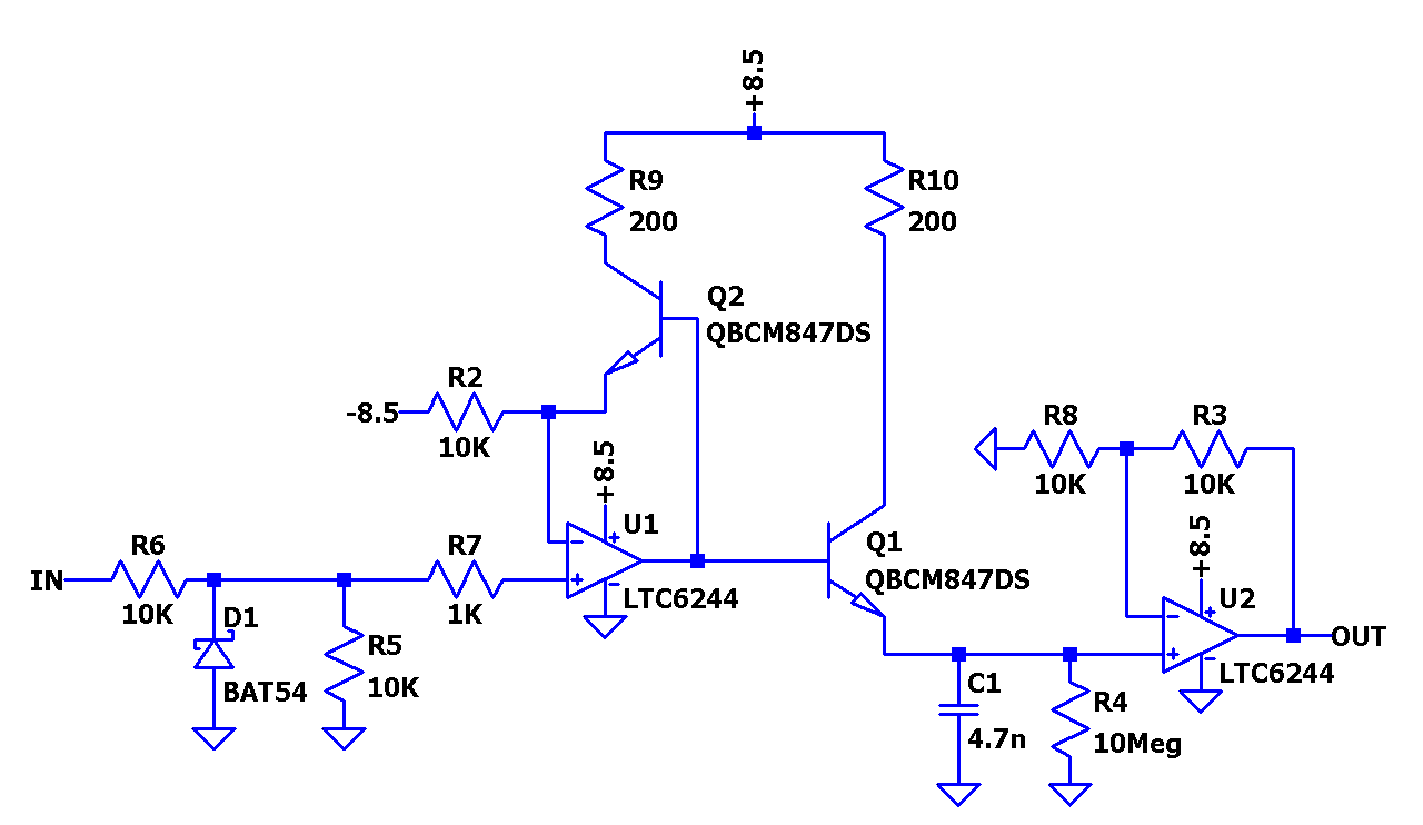 Figure 3. Current Boosted Improved Peak Detector