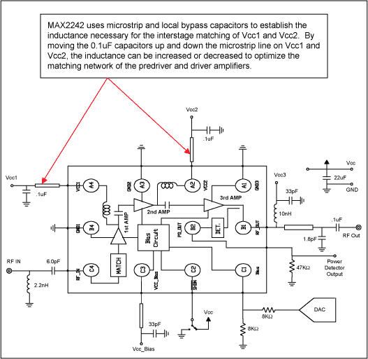 Figure 2. MAX2242 application circuit.