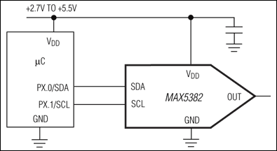 MAX5380, MAX5381, MAX5382: Typical Operating Circuit