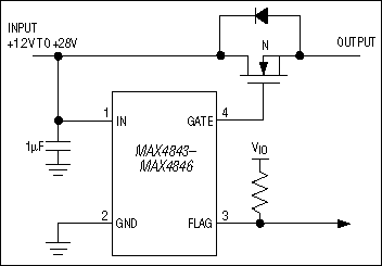 MAX4843, MAX4844, MAX4845, MAX4846: Typical Operating Circuit