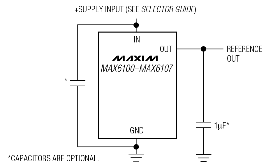 MAX6100-MAX6107 Circuit Diagram