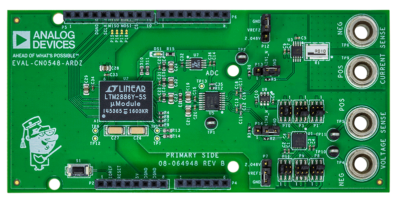 CN0548 Evaluation Board - Top View